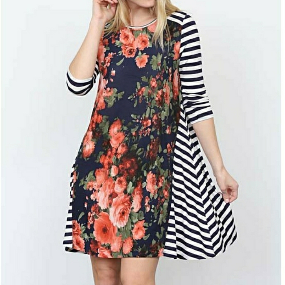 NWOT egs by eloges a-line swing dress, Sz 3XL